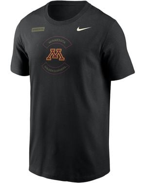 Nike Minnesota Golden Gophers Team Issue Dri-Fit T-Shirt - Black
