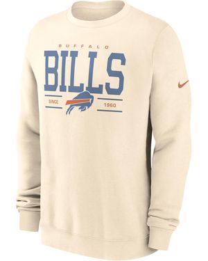 Nike Buffalo Bills Club Nfl Pullover Crew - Natural