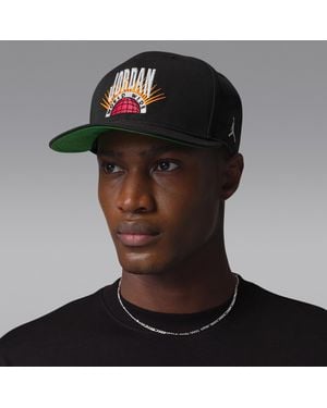 Nike Essentials Pro Structured Flat Bill Hat - Black