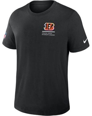 Nike Cincinnati Bengals Crucial Catch Dri-Fit Nfl T-Shirt - Black
