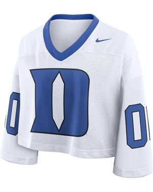 Nike Duke Logo Dri-Fit College Cropped Jersey - Blue