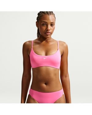 Nike Swim Effortless Essential Bralette Bikini Top - Pink