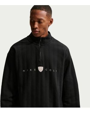 Nike Fairway Fresh Therma-Fit Oversized 1/2-Zip Golf Top - Black