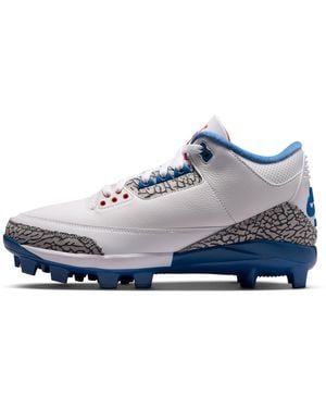 Nike 3 Retro Mcs "True" Baseball Cleats - Blue