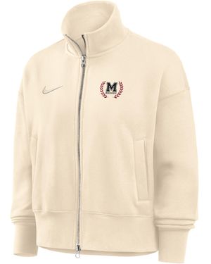 Nike College (Mississippi Valley State University) Phoenix Fleece Track Jacket - Natural