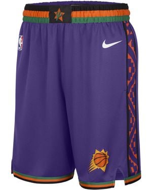 Nike Phoenix Suns 2024/25 City Edition Dri-fit Nba Swingman Shorts Polyester 50% Recycled Polyester - Purple