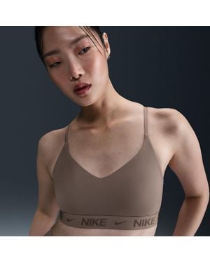 Nike Bra Imbottito Regolabile Indy Light Support – Donna - Marrone