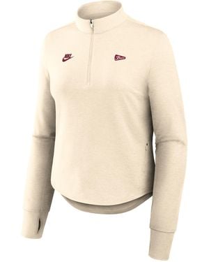 Nike Alabama Legacy Dri-Fit College Half-Zip Top - Natural