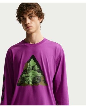 Nike Acg Dri-Fit Long-Sleeve T-Shirt - Purple