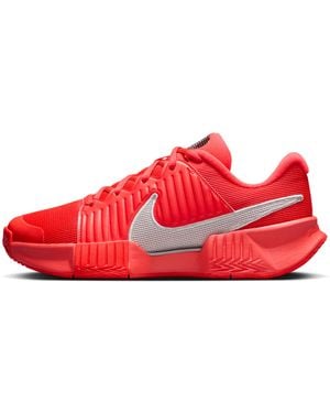 Nike Gp Challenge Pro Premium Hard Court Tennis Shoes - Red