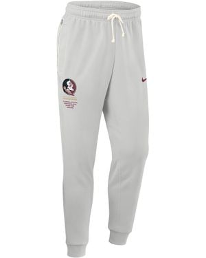Nike Florida State Sideline Standard Issue Dri-Fit College Taper Pants - Gray
