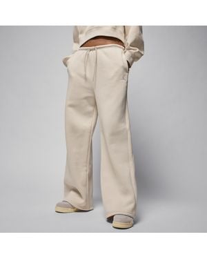 Nike Brooklyn Fleece Open-Hem Pants - Natural