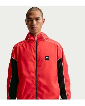 Nike Air Full-Zip Hybrid Utility Jacket - Red