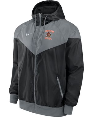 Nike Oregon State Windrunner College Lined Jacket - Black