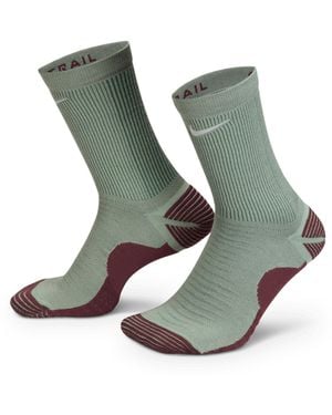 Nike Trail-Running Crew Socks (1 Pair) - Green