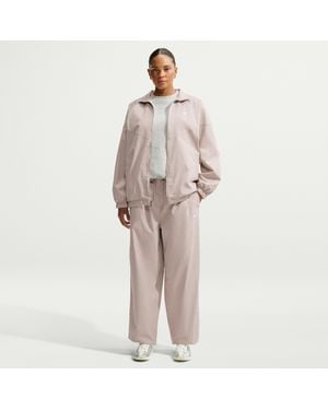 Nike Sportswear Loose High-Waisted Track Pants - Brown