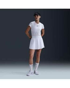 Nike Court Advantage Dri-Fit Short Tennis Skirt - Blue