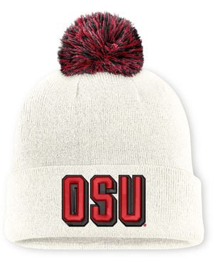 Nike Ohio State Peak College Cuffed Beanie - Red
