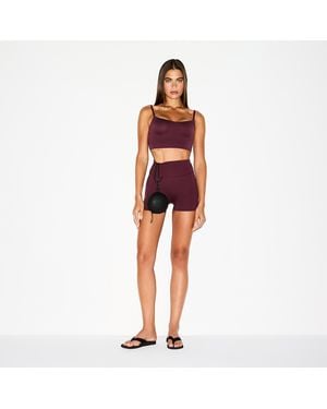 Nike Skims Matte High-Waisted 3" Boyshorts - Red