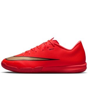 Nike Mercurial Vapor 17 Academy Indoor/Court Low-Top Soccer Shoes - Red