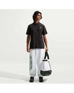 Nike Acg "Tuff Fleece" Dri-Fit Pants - Black