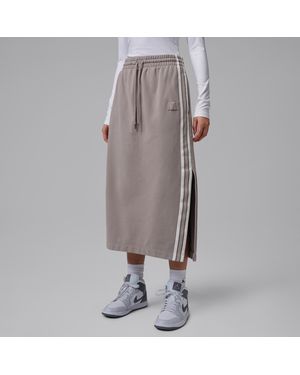 Nike Flight Fleece Skirt - Gray