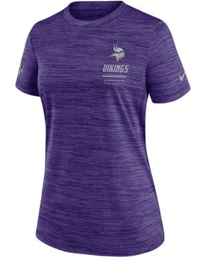 Nike Minnesota Vikings Sideline Velocity Dri-Fit Nfl T-Shirt - Purple