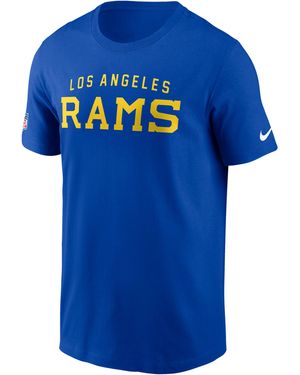 Nike Los Angeles Rams Gridiron Grit Nfl T-Shirt - Blue