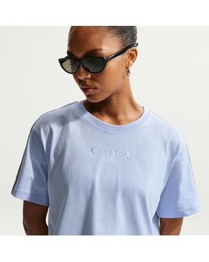 Nike Sportswear Classic Loose Cropped T-Shirt - Blue