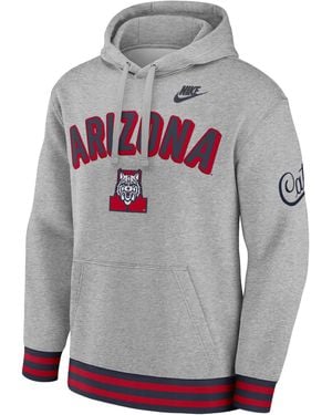 Nike Arizona Legacy Retro Menâ College Pullover Hoodie - Gray