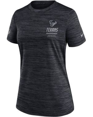 Nike Houston Texans Sideline Velocity Dri-Fit Nfl T-Shirt - Black