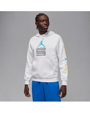 Nike Aj11 Gamma Fleece Pullover Hoodie - White