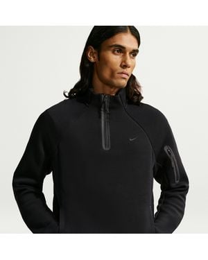 Nike Tech Fleece Quarter-Zip Top - Black
