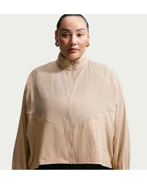 Nike Sportswear Oversized Lightweight Ripstop Jacket (Plus Size) - Brown