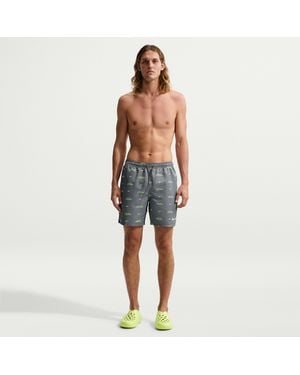 Nike Swim Breaker 7" Brief-Lined Volley Short - Blue