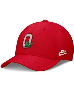 Nike Ohio State Legacy Rise Vintage Dri-Fit College Hat - Red