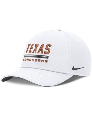 Nike Texas Sideline Practice Rise Dri-Fit College Adjustable Hat - White