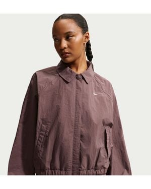 Nike Sportswear Oversized Coaches Jacket - Brown