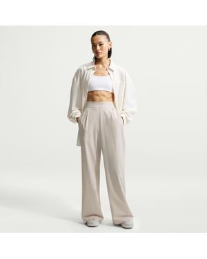 Nike 24.7 Perfectstretch Dri-Fit High-Waisted Loose Wide-Leg Pants - Blue