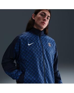 Nike Paris Saint-Germain Strike Home Dri-Fit Soccer Anthem Jacket - Blue