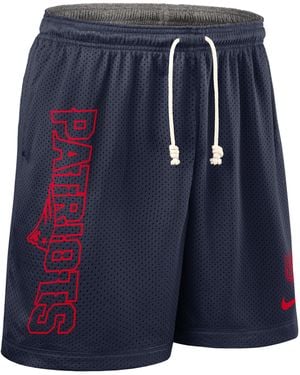 Nike New England Patriots Sideline Reversible Menâ Dri-Fit Nfl Shorts - Blue
