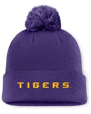 Nike Lsu Peak College Cuffed Beanie - Purple