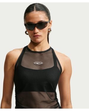 Nike Sportswear Tight Sheer Tank Top - Black