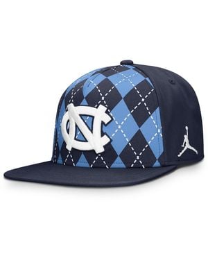 Nike North Carolina Pro Argyle Jordan Brand College Adjustable Hat - Blue