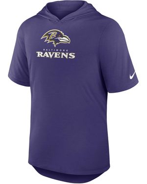 Nike Baltimore Ravens Dri-Fit Nfl Hooded T-Shirt - Blue