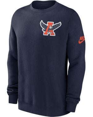 Nike Auburn Legacy College Pullover Crew - Blue