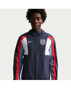 Nike England Energy Dri-Fit Soccer Woven Jacket - Blue