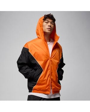 Nike Nike Brooklyn Hooded Draft Jacket - Orange