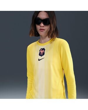 Nike Fff 2025/26 Stadium Goalkeeper Dri-Fit Football Replica Long-Sleeve Shirt - Yellow
