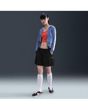 Nike Sportswear Mid-Rise Loose 5" Cargo Shorts - Blue
